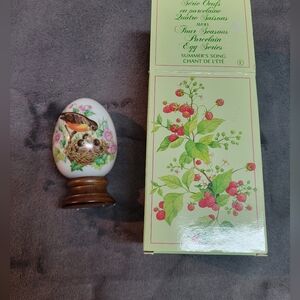 Avon Porcelain Egg Spring